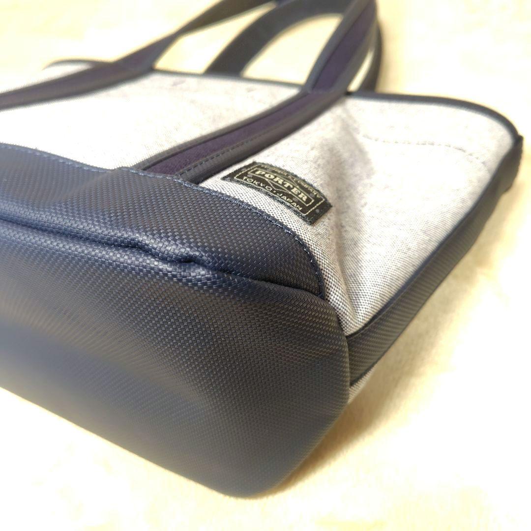 未使用級 PORTER ガール ボーイフレンドトート ポーチ ネイビー ポーター