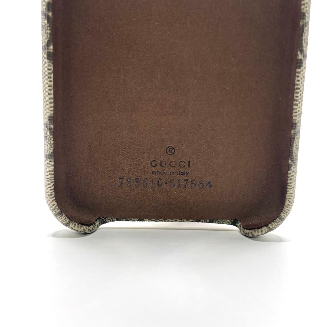 グッチ GUCCI iPhoneケース 14Pro GGスプリーム 箱付き