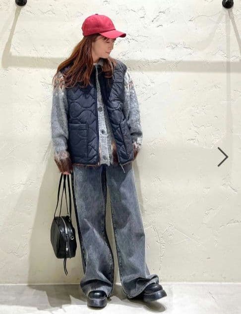 ニコアンド【WILLIAM B.ELIOTT】リバーシブルキルトベスト