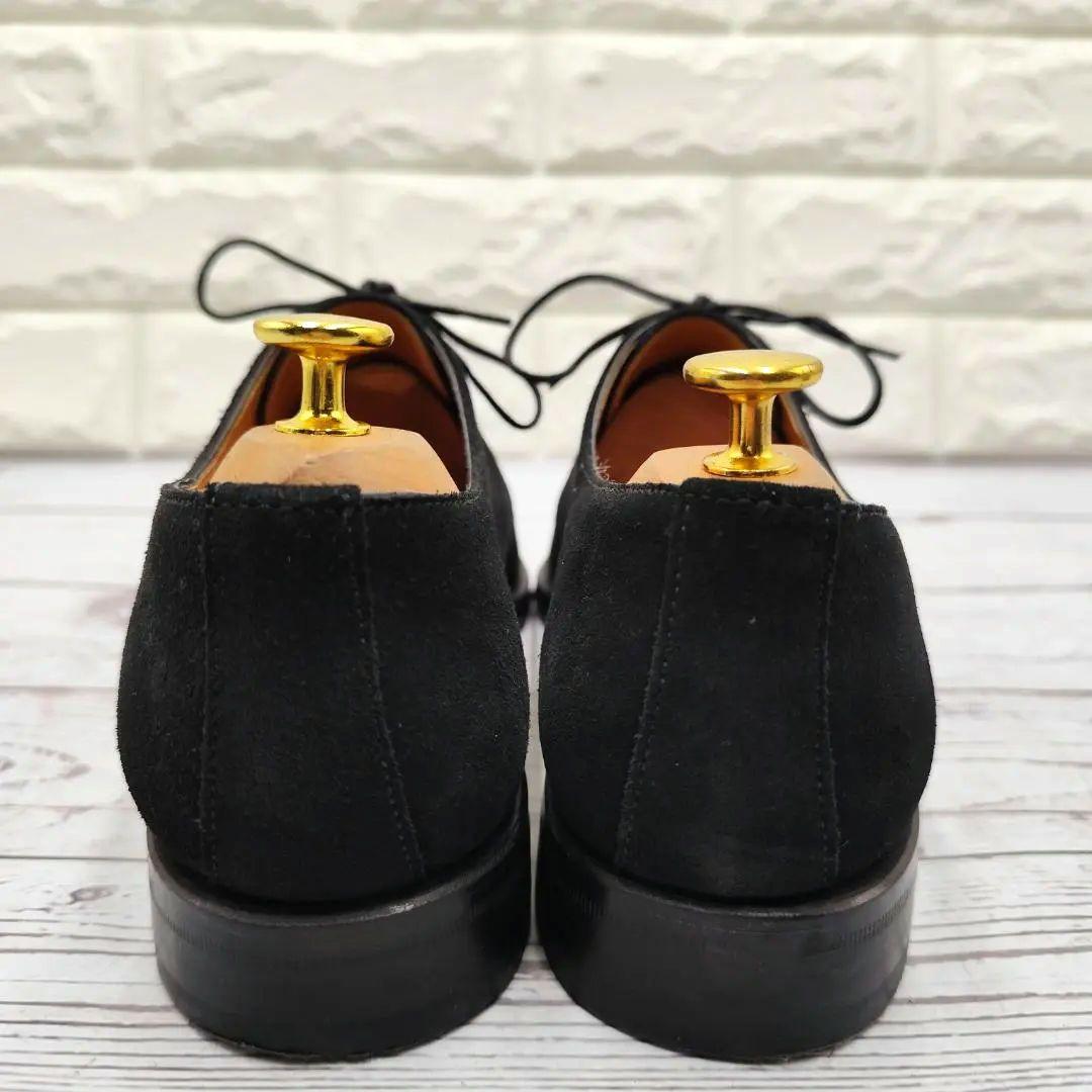 美品 Berwick1707 バーウィック 黒 ホールカット スエード 内羽根