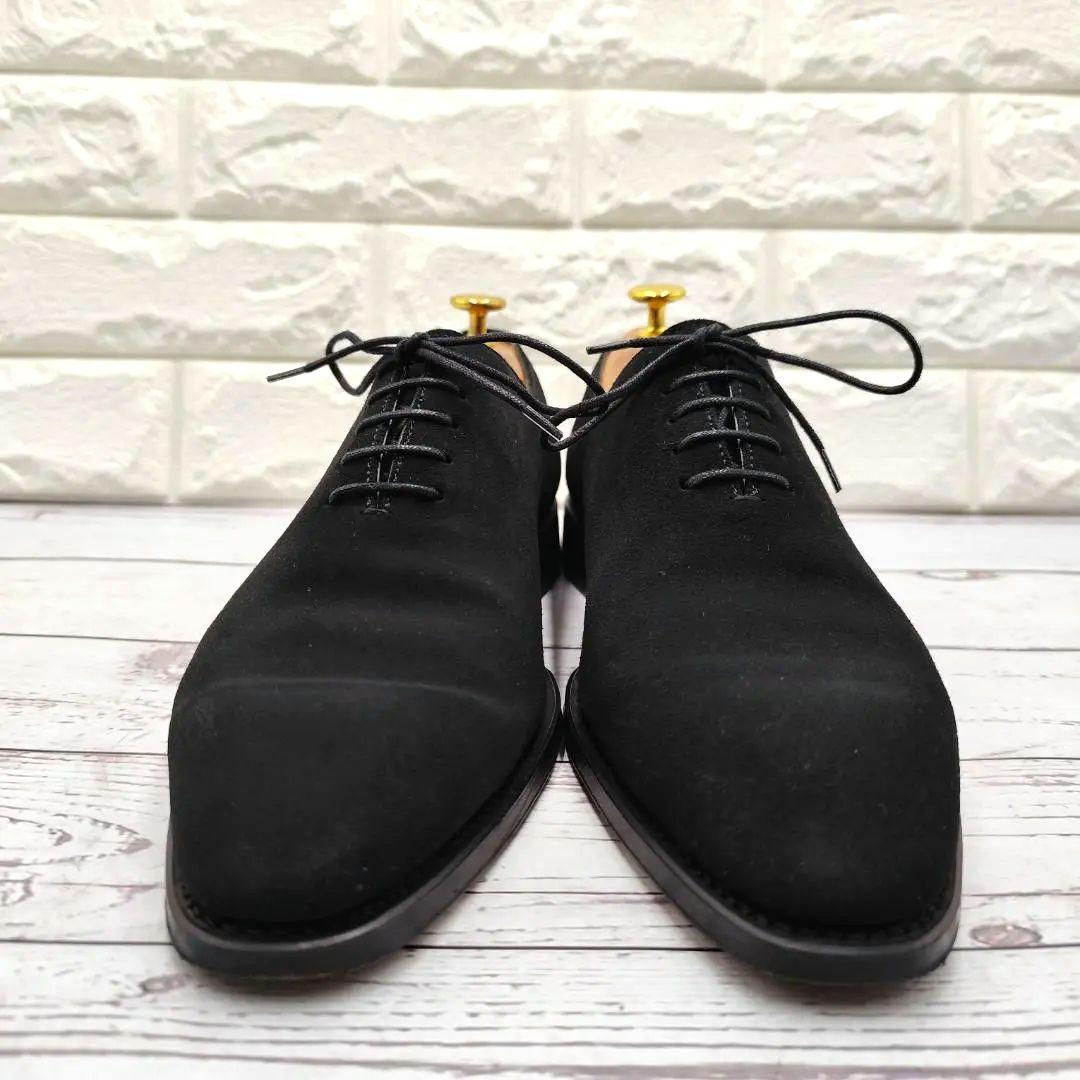 美品 Berwick1707 バーウィック 黒 ホールカット スエード 内羽根