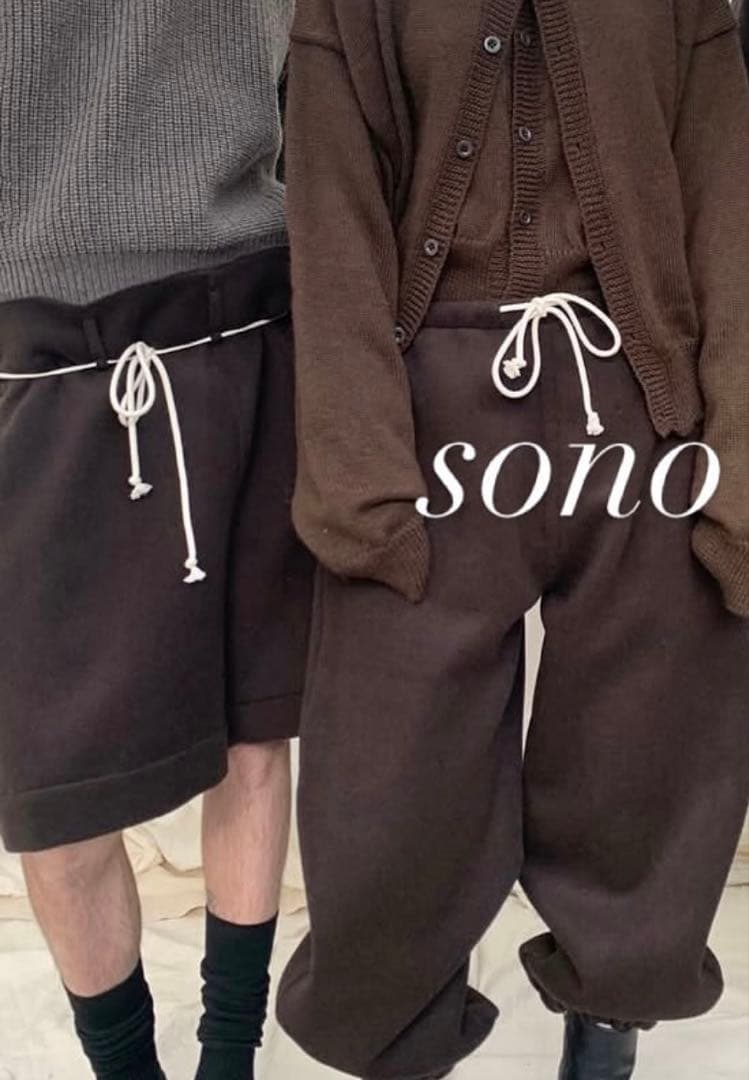 最終　2025aw SONO ハーフパンツ　VONSONO