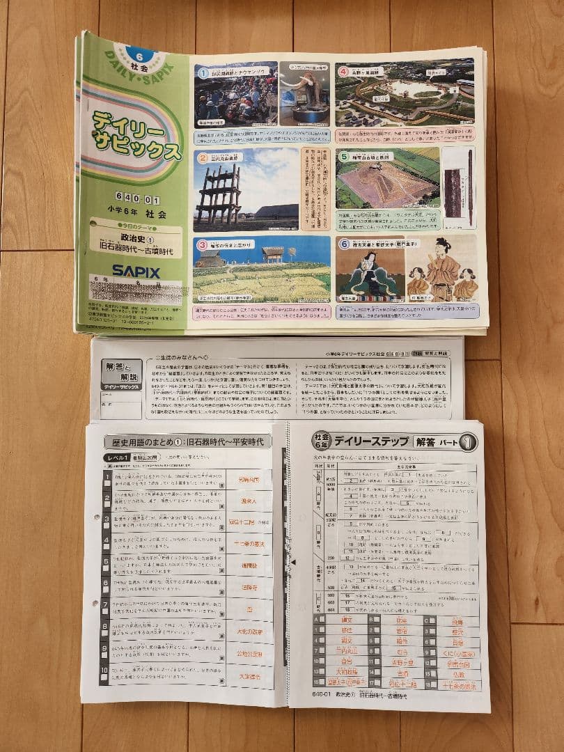 2025年度 サピックス 6年生 社会　欠番なし