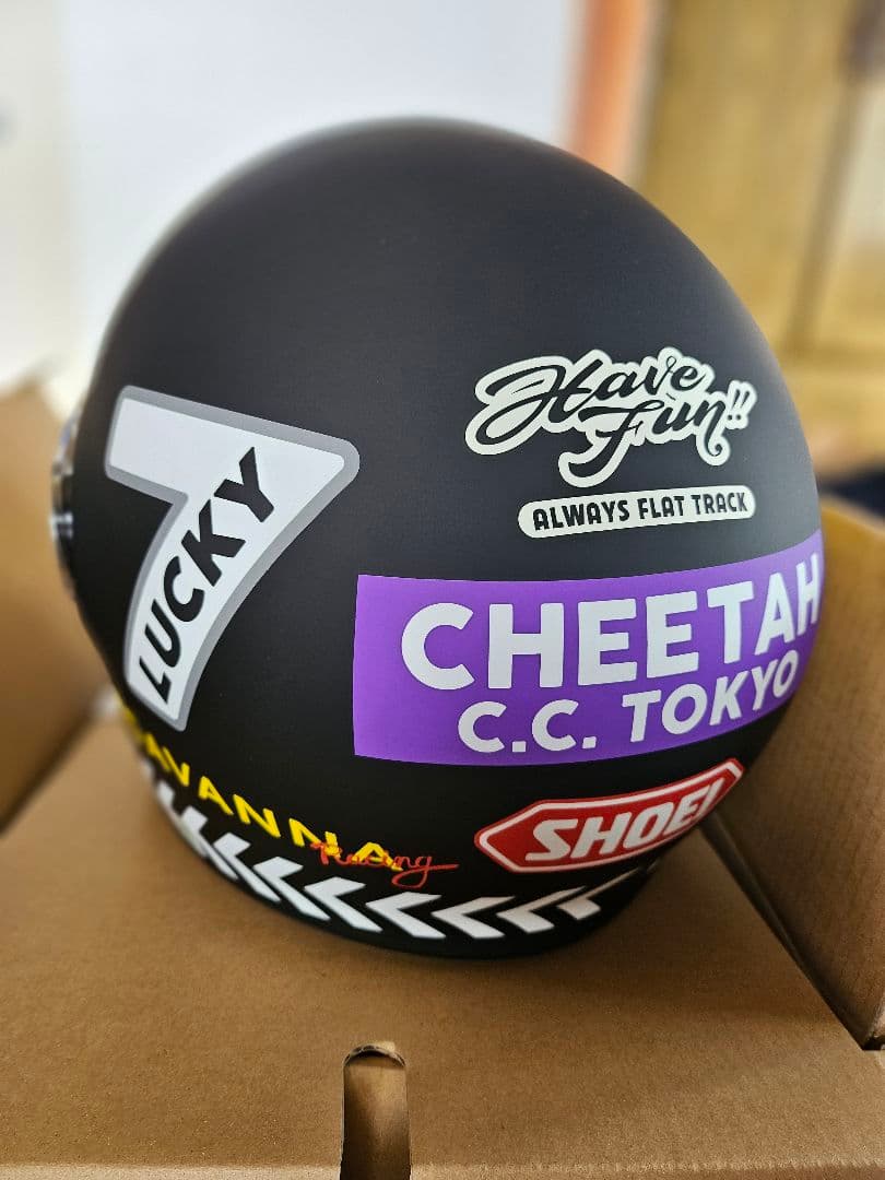SHOEI Glamster Cheetah M ブラック/イエロー
