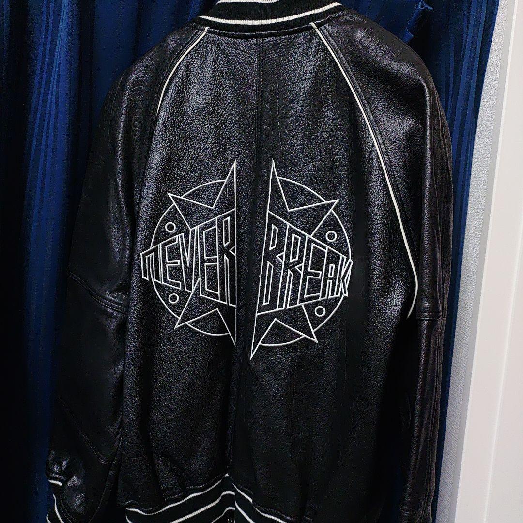 ZARA 水牛革 レザージャケット XL スタジャン