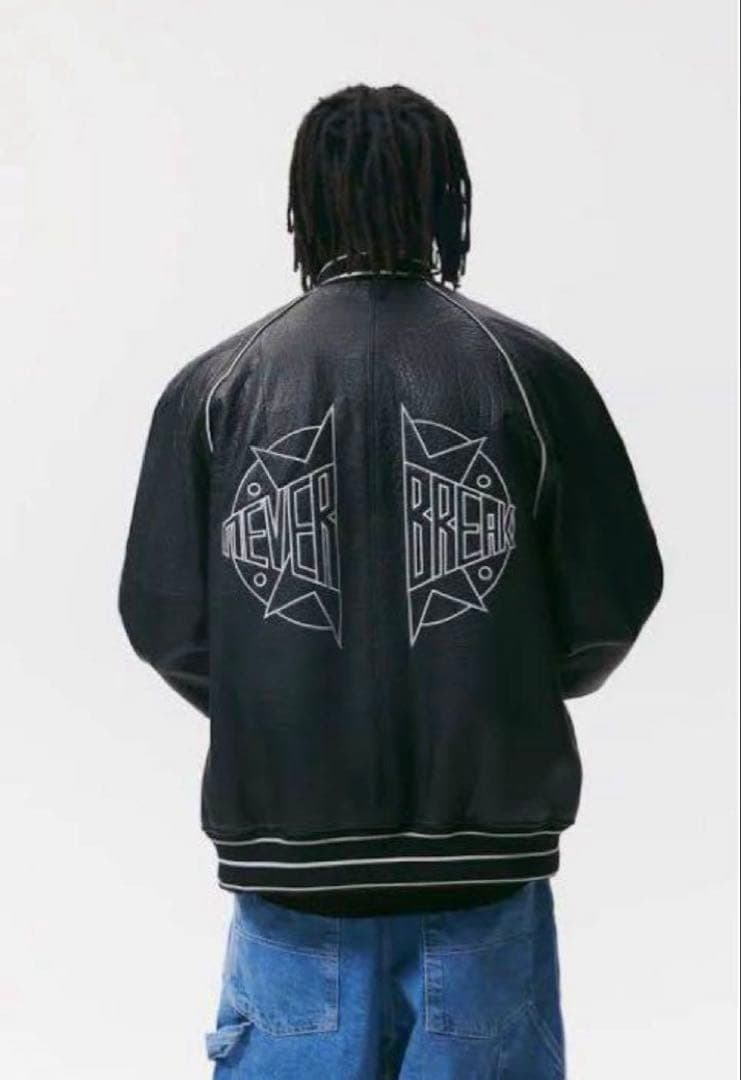 ZARA 水牛革 レザージャケット XL スタジャン