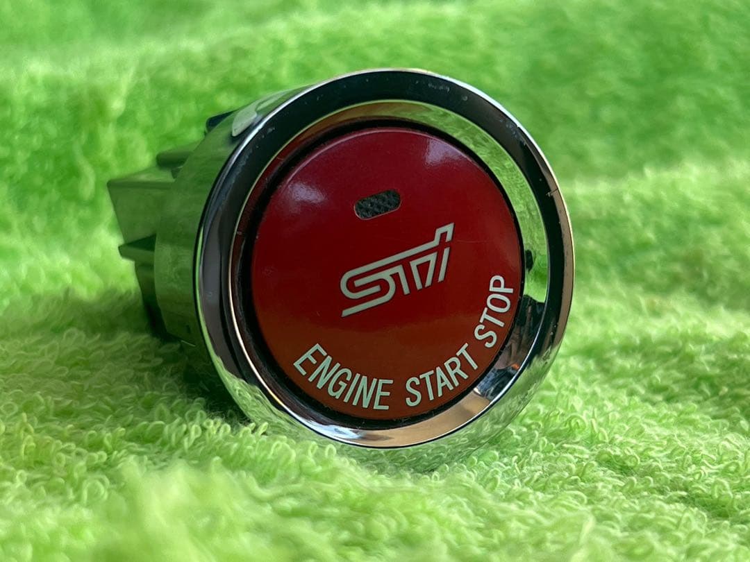 SUBARU スバル純正　STI プッシュエンジンスイッチ　エンジンスタート
