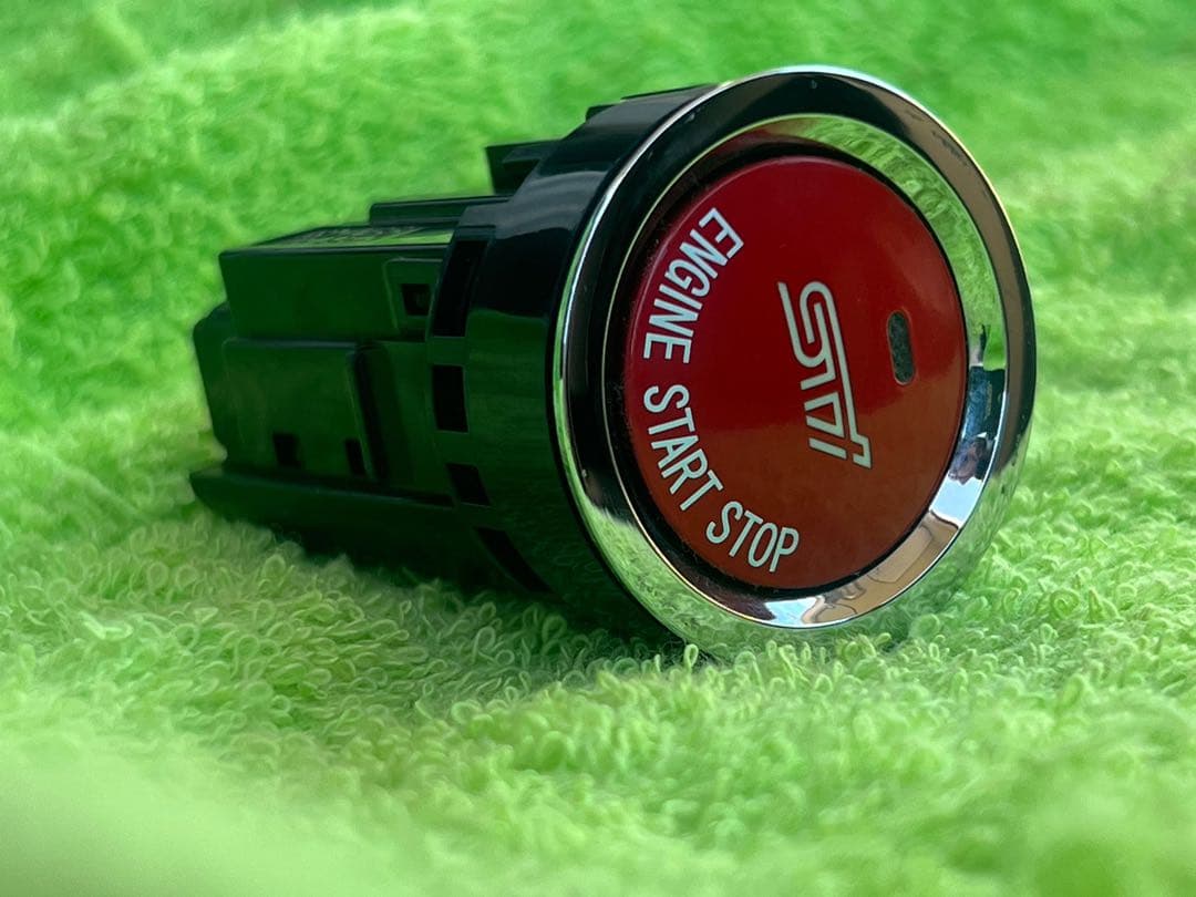 SUBARU スバル純正　STI プッシュエンジンスイッチ　エンジンスタート