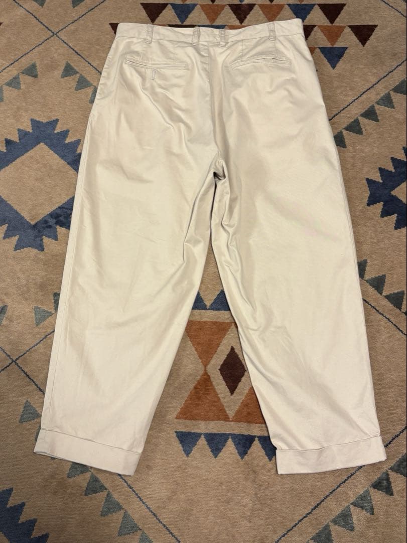 ビームスプラスBEAMS PLUS 2 Pleats Tapered Twill