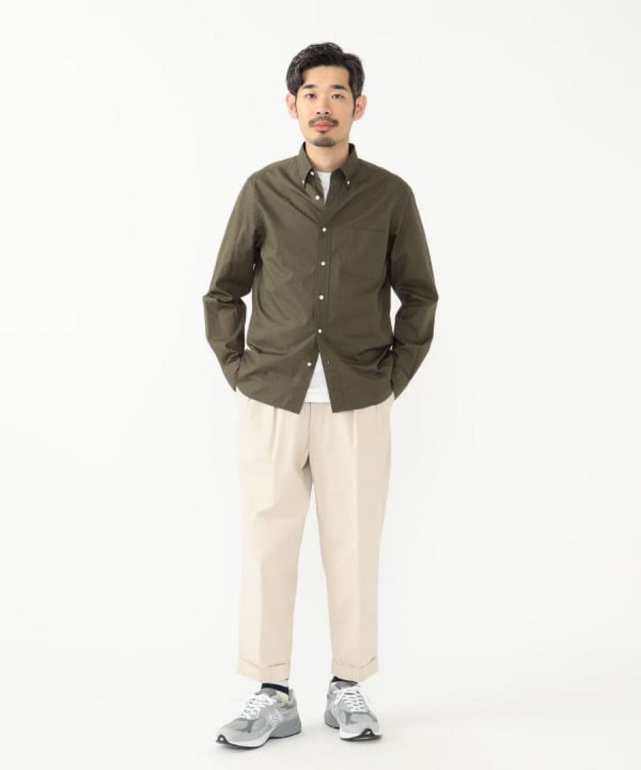 ビームスプラスBEAMS PLUS 2 Pleats Tapered Twill