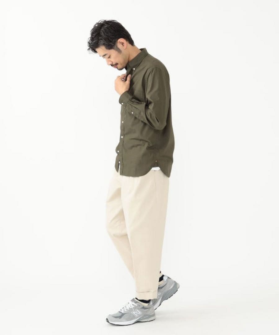 ビームスプラスBEAMS PLUS 2 Pleats Tapered Twill