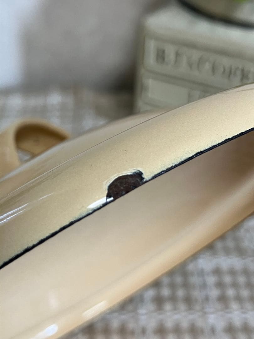 ⑤ imane イマン　日本製 ホーローストッカー キャニスター ローズ　薔薇