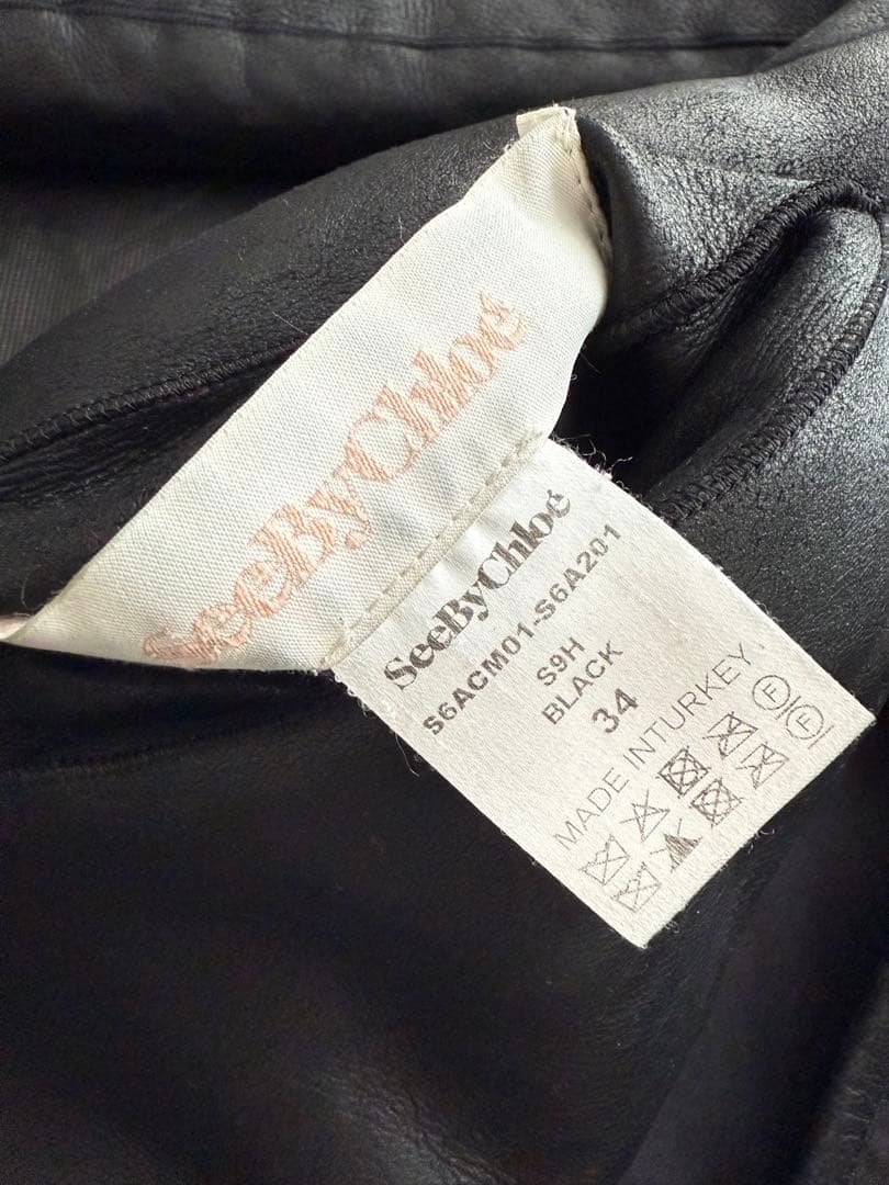 SEE BY CHLOE シーバイクロエ　羊革　ムートンコート