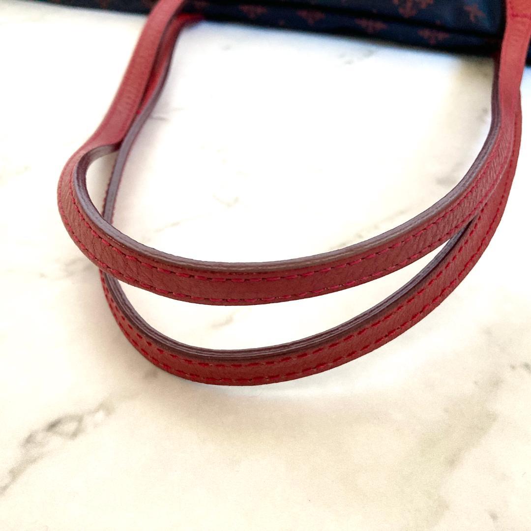 【極美品】russet ラシット モノグラム トートバッグ ブラックブラウン