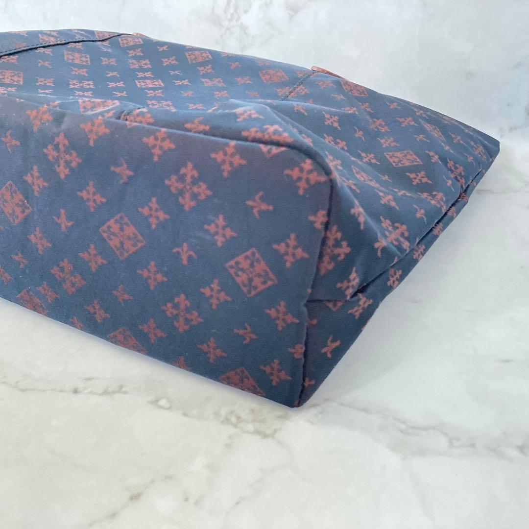 【極美品】russet ラシット モノグラム トートバッグ ブラックブラウン