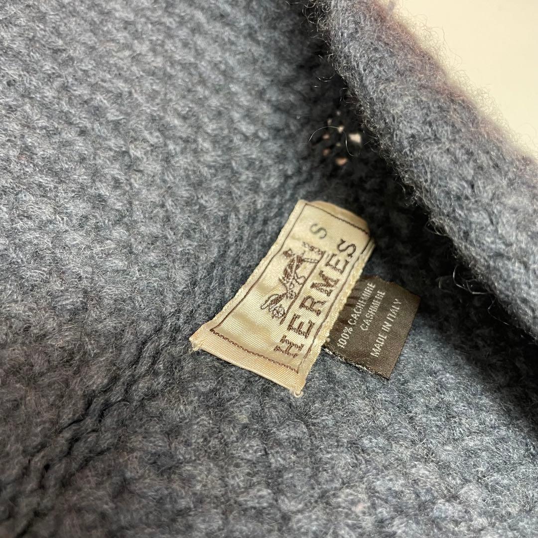 は*る様 HERMES カシミヤ スヌード グレー