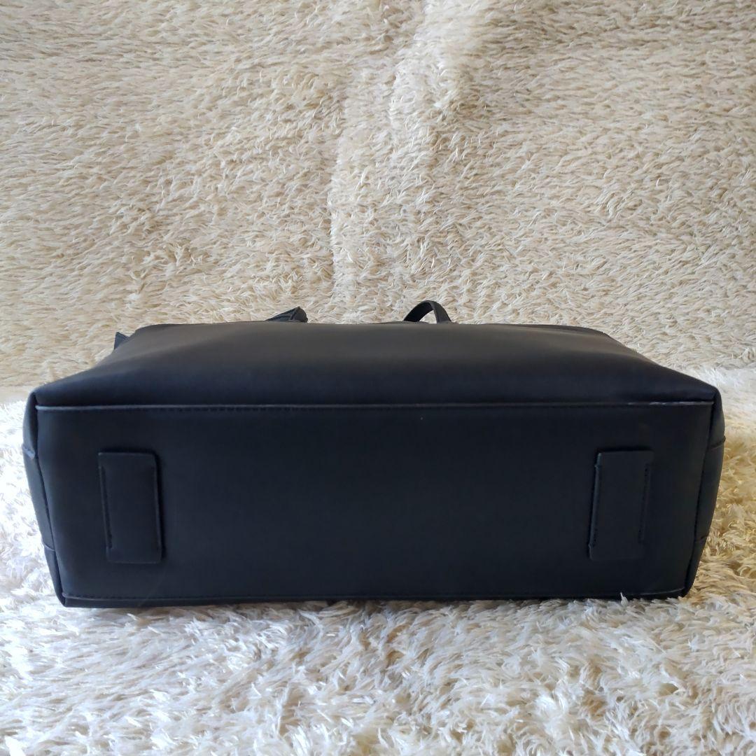 極美品✨シーケーカルバンクライン　ビジネストートバッグ　ブラック　A4収納