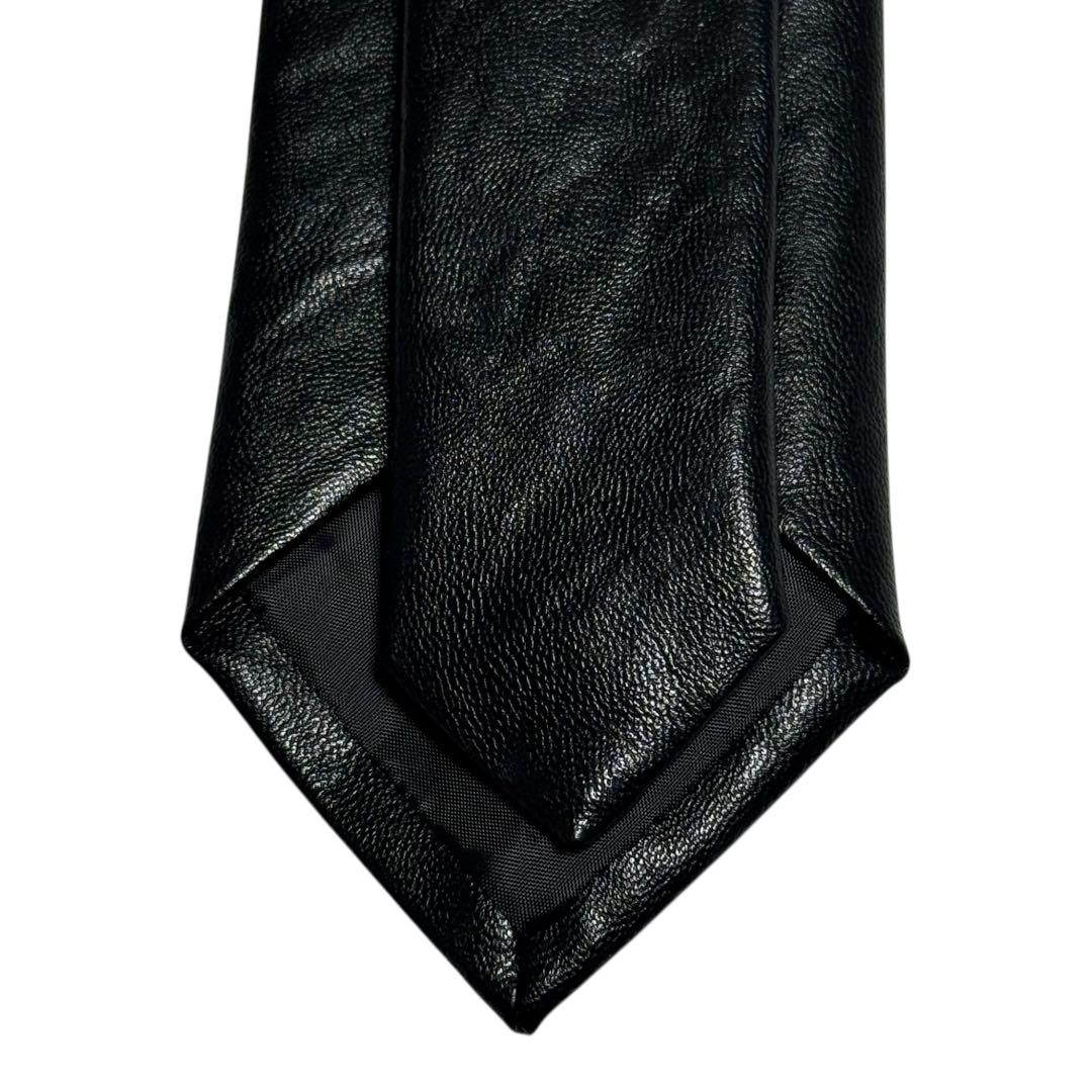 新品★ アワーレガシー BLACK REAL FAKE LEATHER ネクタイ