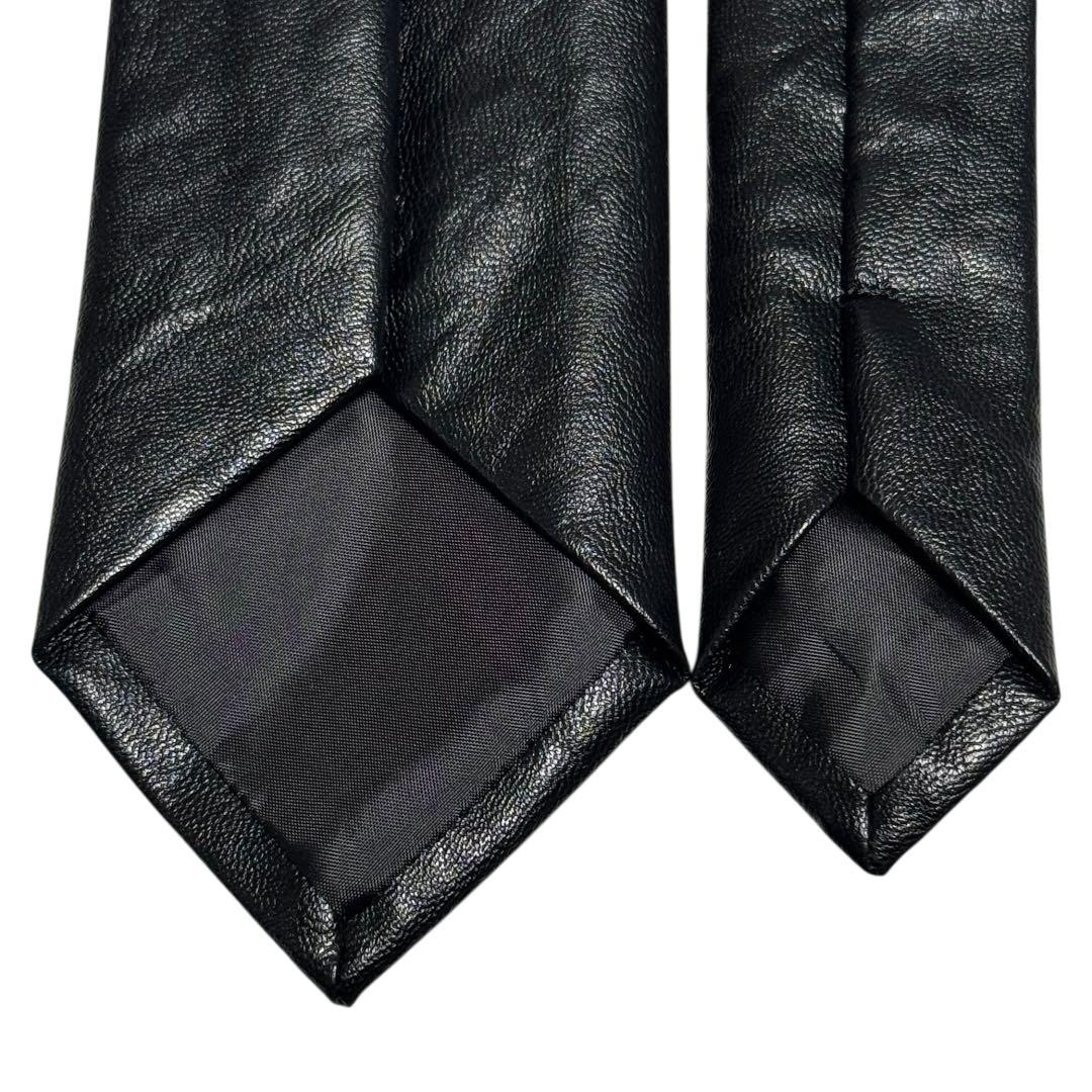 新品★ アワーレガシー BLACK REAL FAKE LEATHER ネクタイ