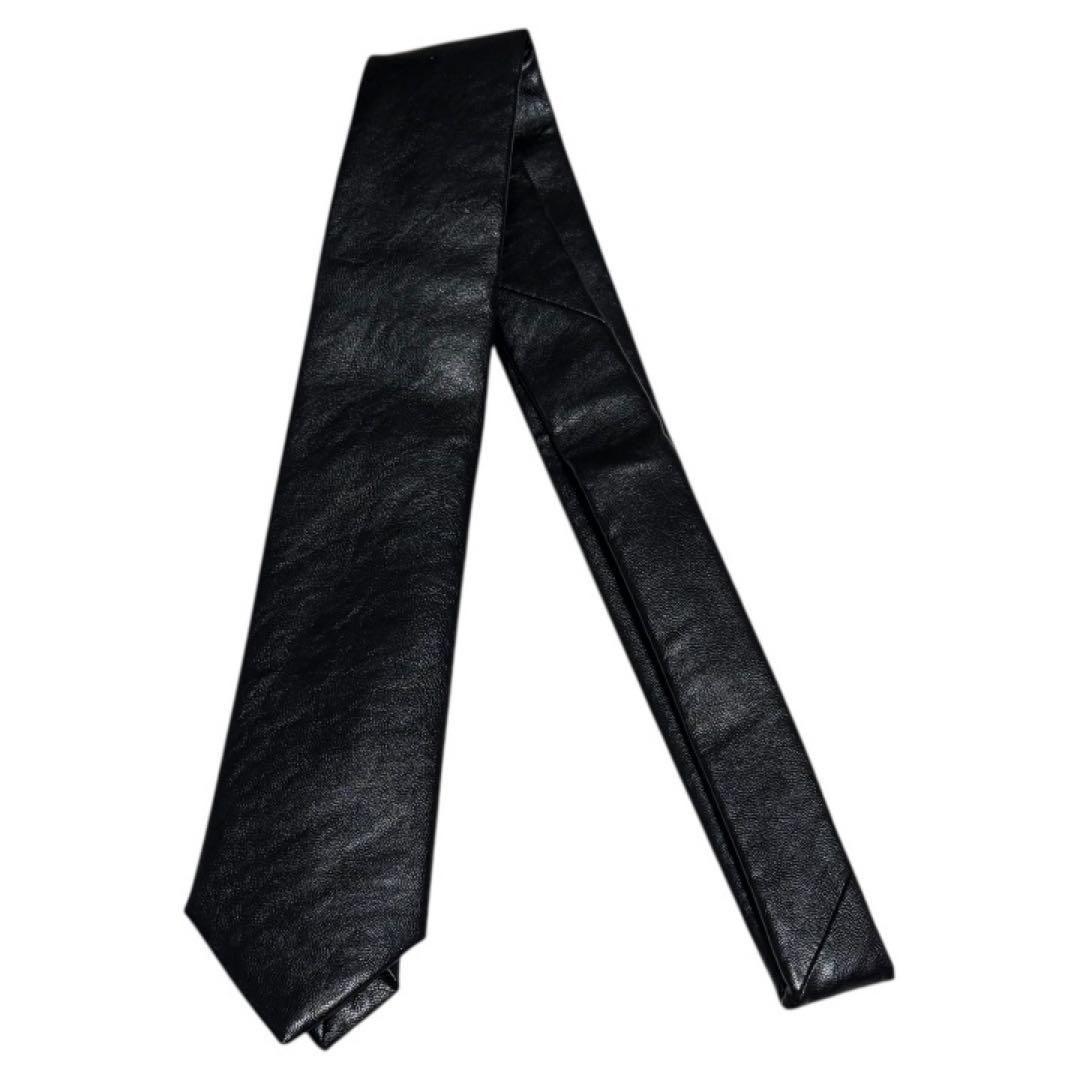 新品★ アワーレガシー BLACK REAL FAKE LEATHER ネクタイ