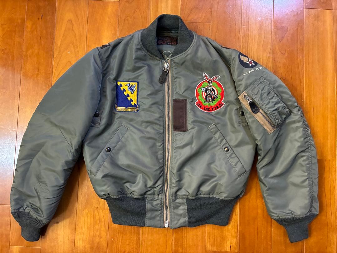 美品　バズリクソンズ　MA-1 アルバート・ターナー社　カスタム　Sサイズ