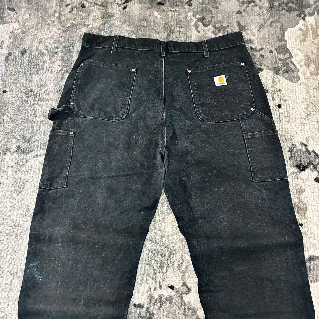 極太 ビックシルエット ゆるだぼ 38×32 YKKジップ 金ボタン 良フェード