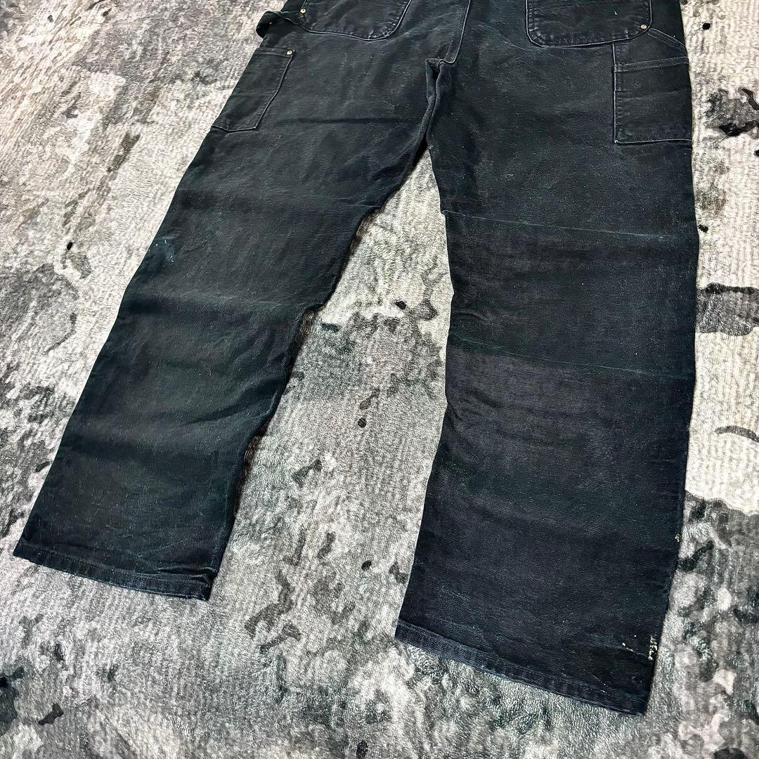 極太 ビックシルエット ゆるだぼ 38×32 YKKジップ 金ボタン 良フェード