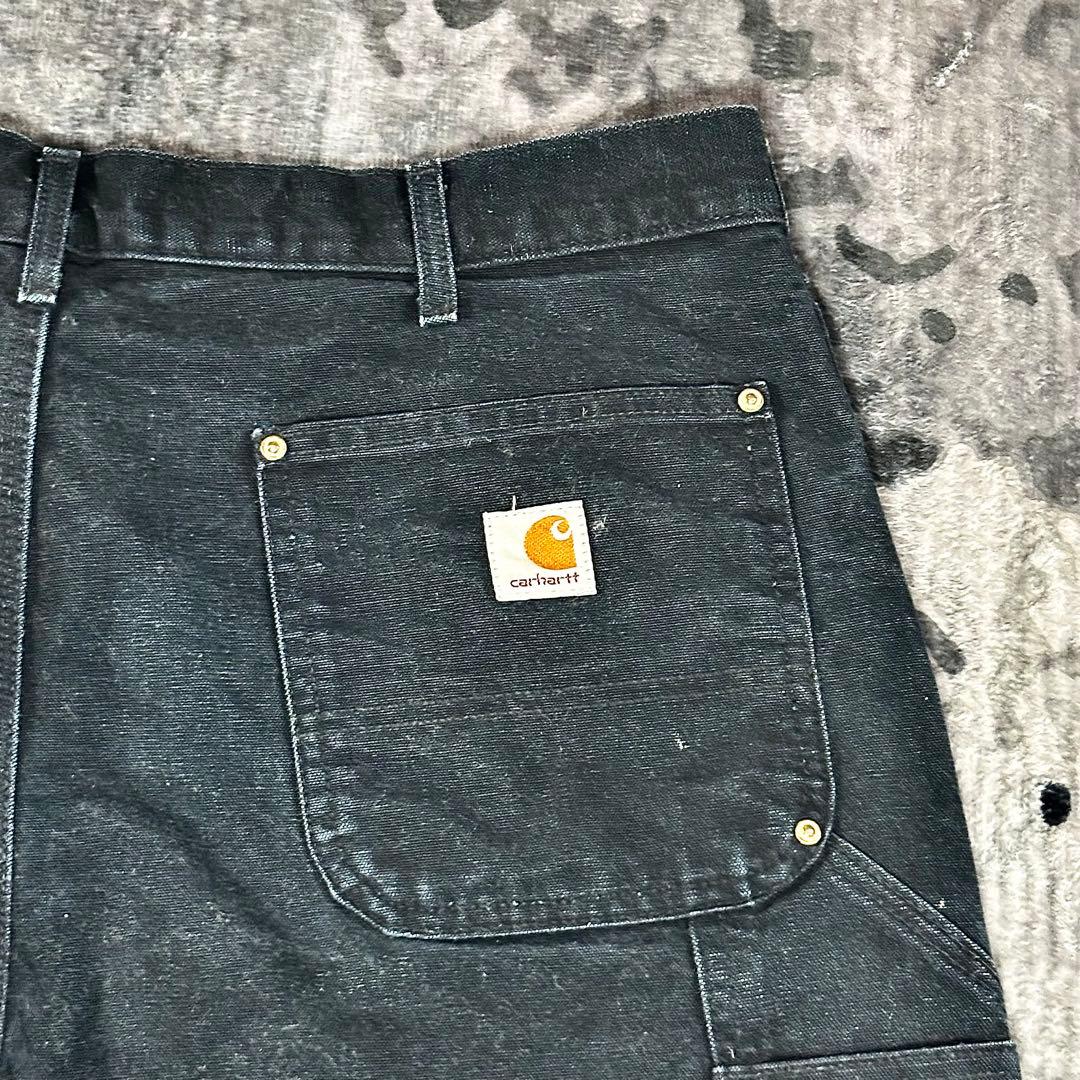 極太 ビックシルエット ゆるだぼ 38×32 YKKジップ 金ボタン 良フェード