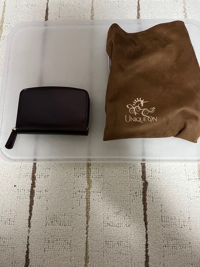 レーデルオガワ　UNIQUEON ユニコーン　コードバン ミドルウォレット 財布