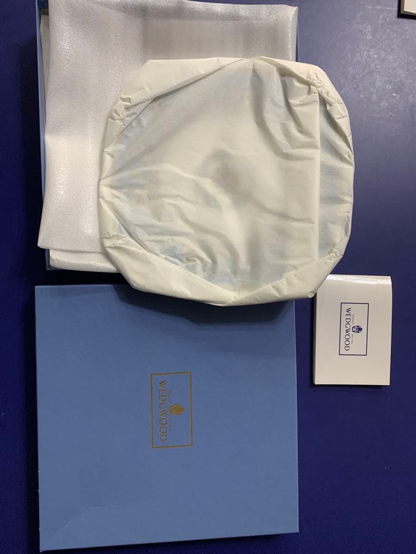 未使用ウェッジウッド フロレンティーンターコイズ　スクエアプレート21cm 2枚