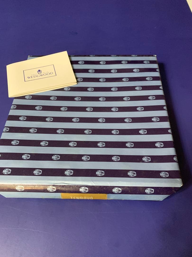 未使用ウェッジウッド フロレンティーンターコイズ　スクエアプレート21cm 2枚