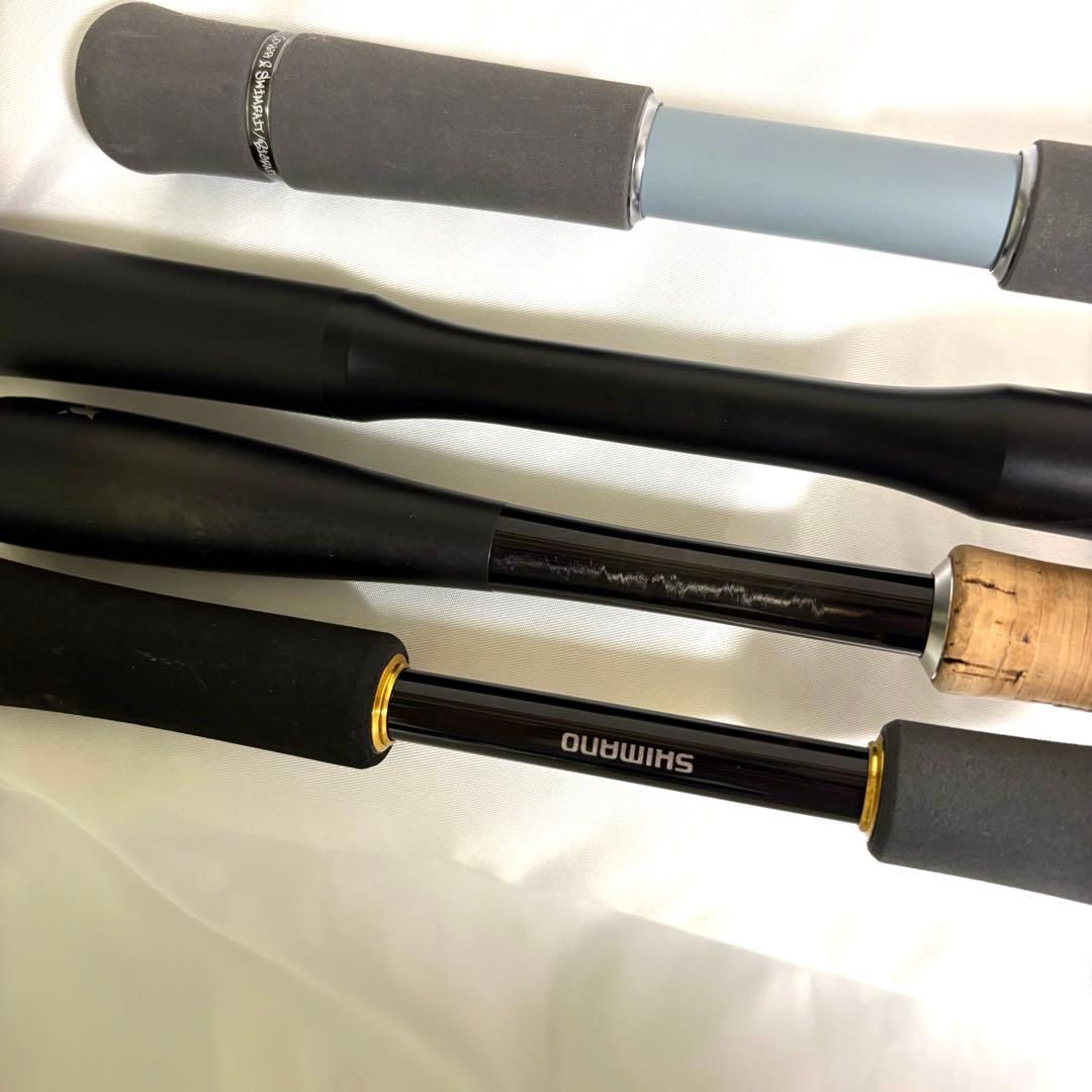 ☆手渡し希望☆バス釣り引退セット　ロッド4本