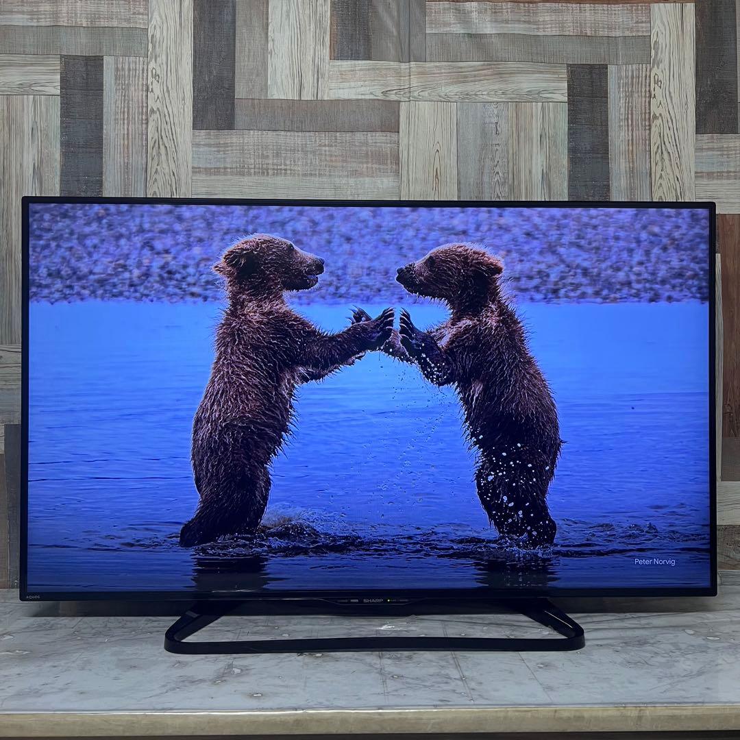 即日受渡❣️全国送料込シャープ50型テレビYouTube.Netflix視聴可能