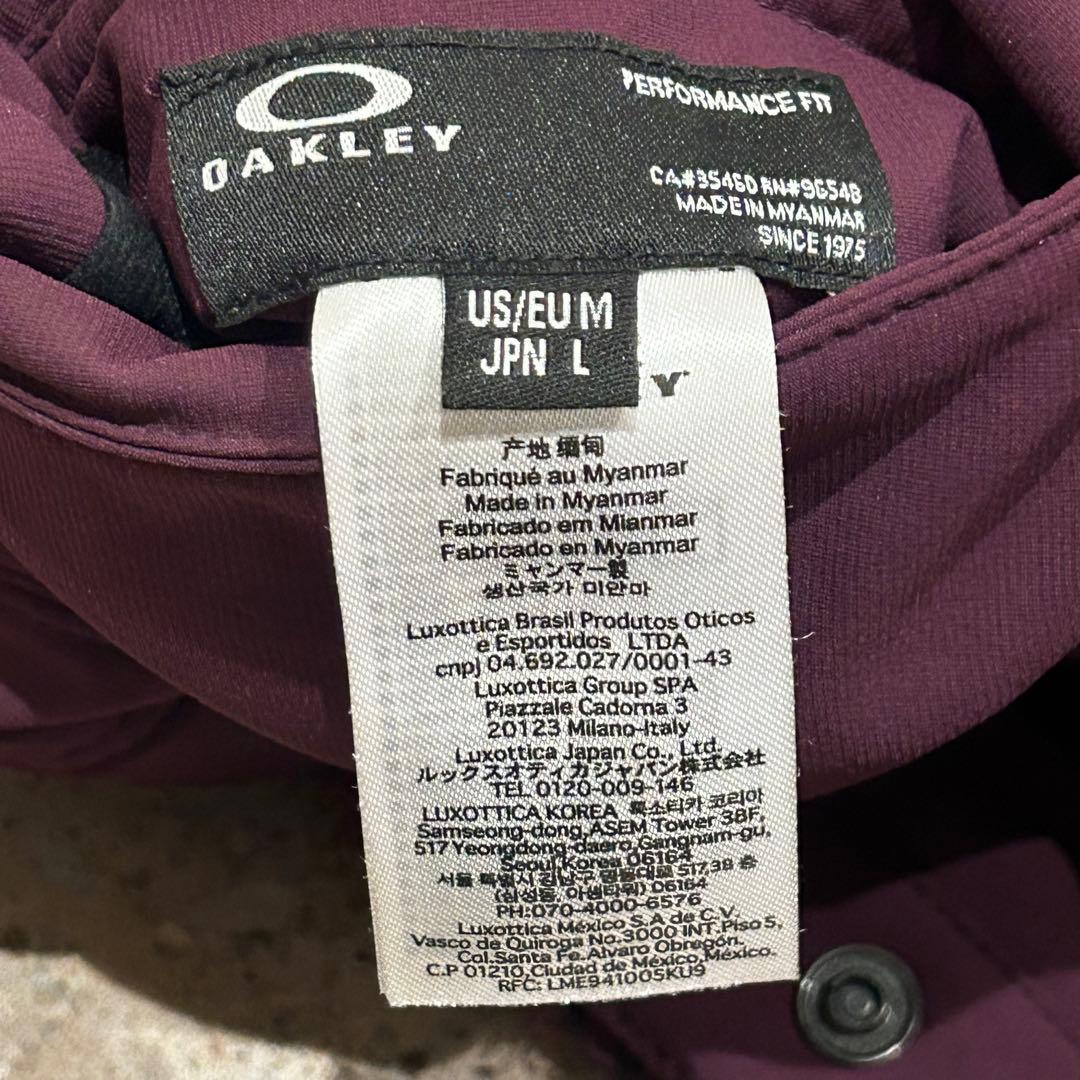 OAKLEY セットアップ　ジャケット　パンツ　パープル系　オークリー　メンズ