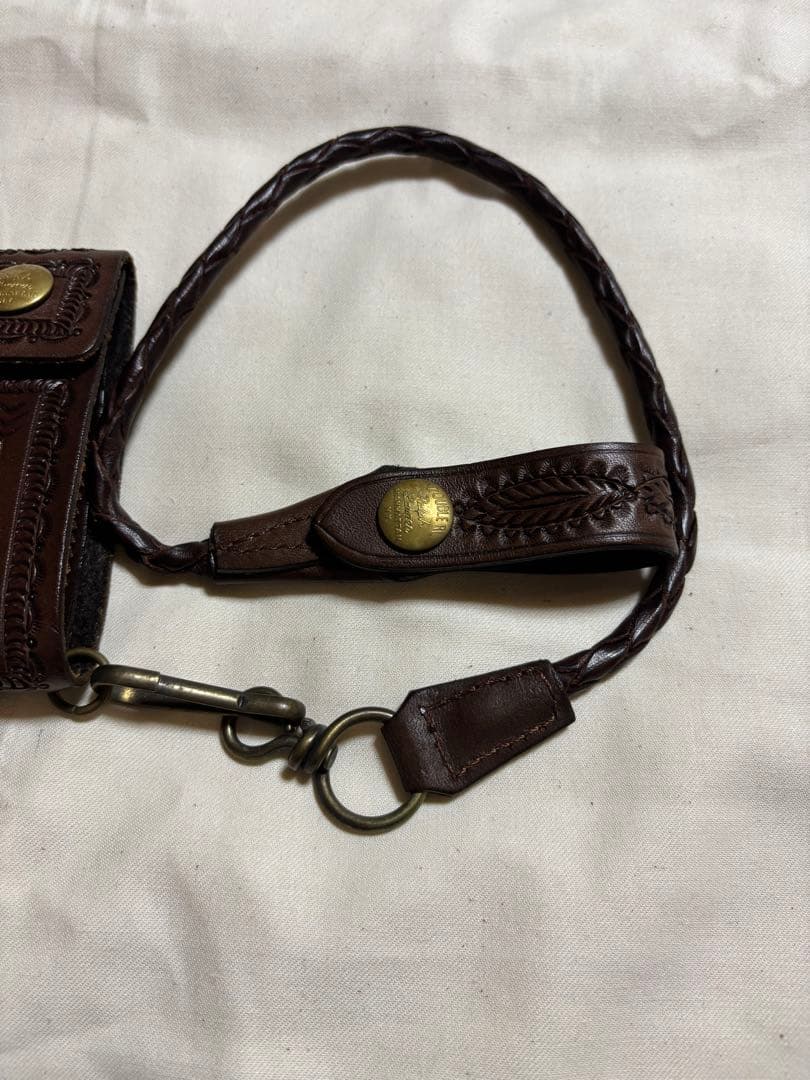 RRL カービングレザーウォレット