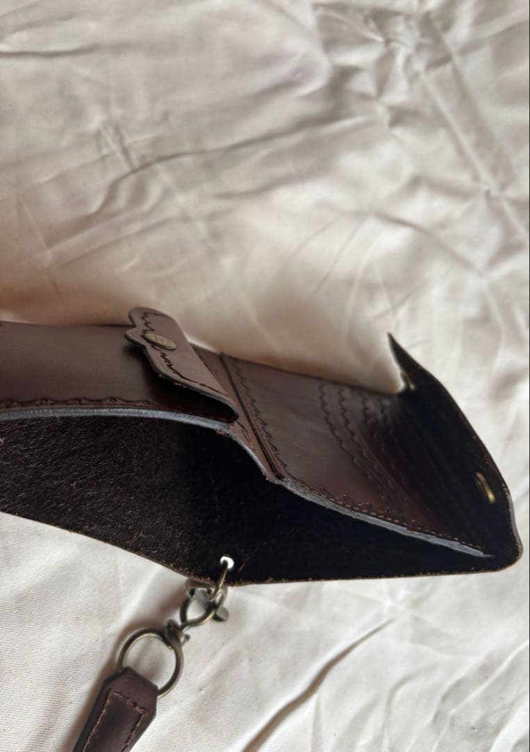 RRL カービングレザーウォレット