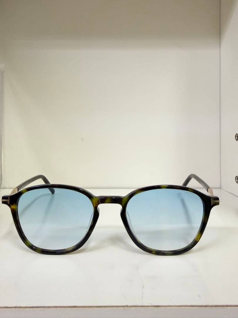 TOM FORD TF5397-F べっ甲 ブルーレンズ サングラス