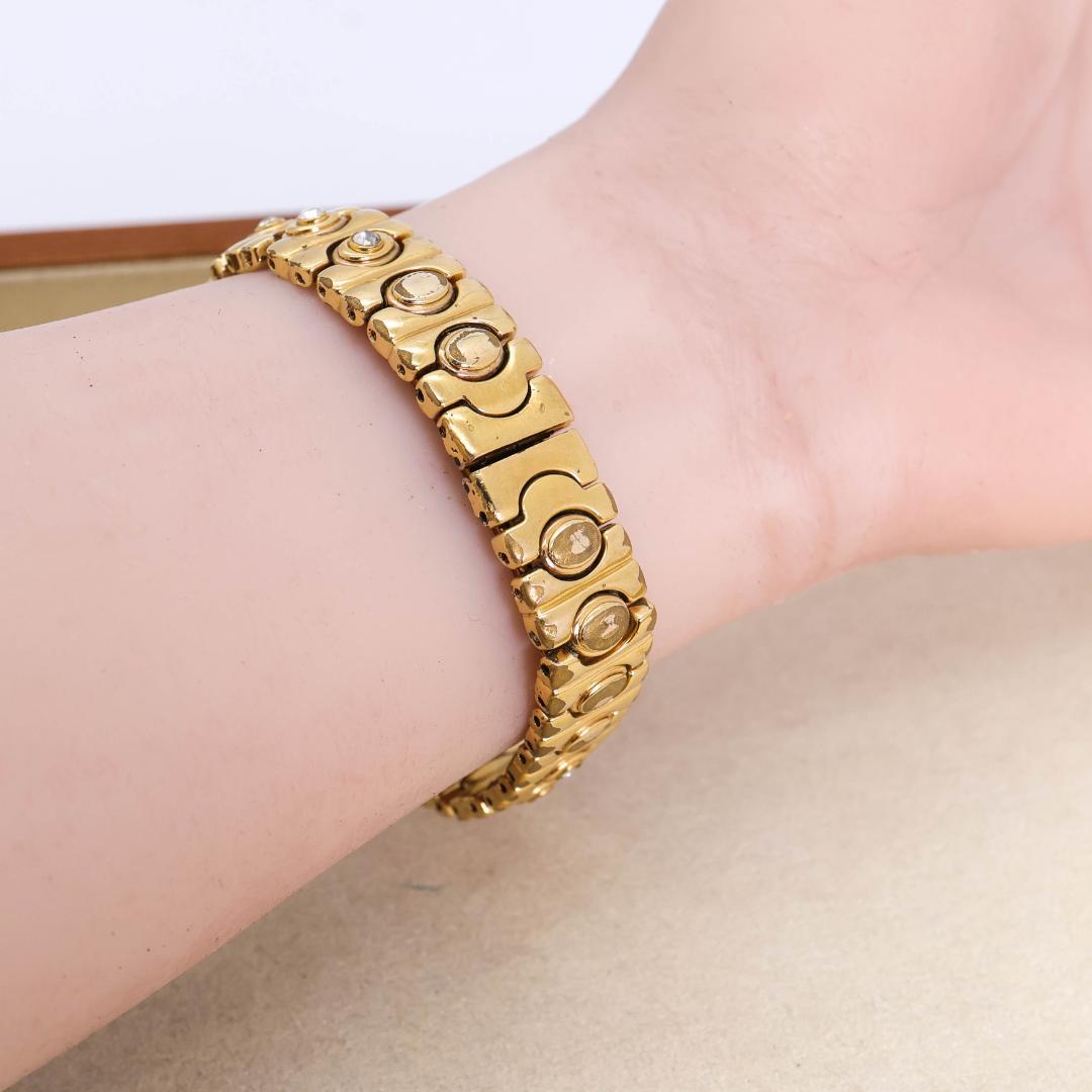 稼働 RAYMONDWEIL 腕時計 18KGP ラインストーン 1259