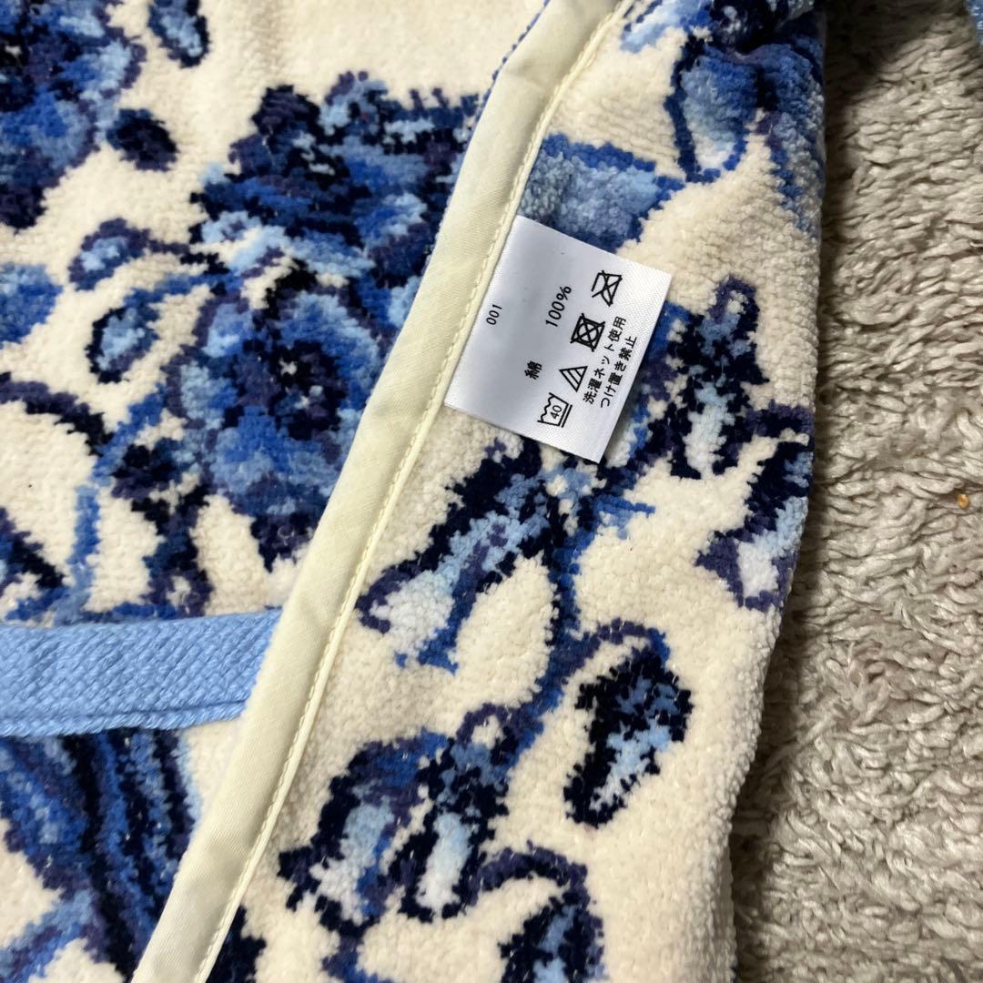 フェイラー　エプロン　ルモンドブルー　シェニール織