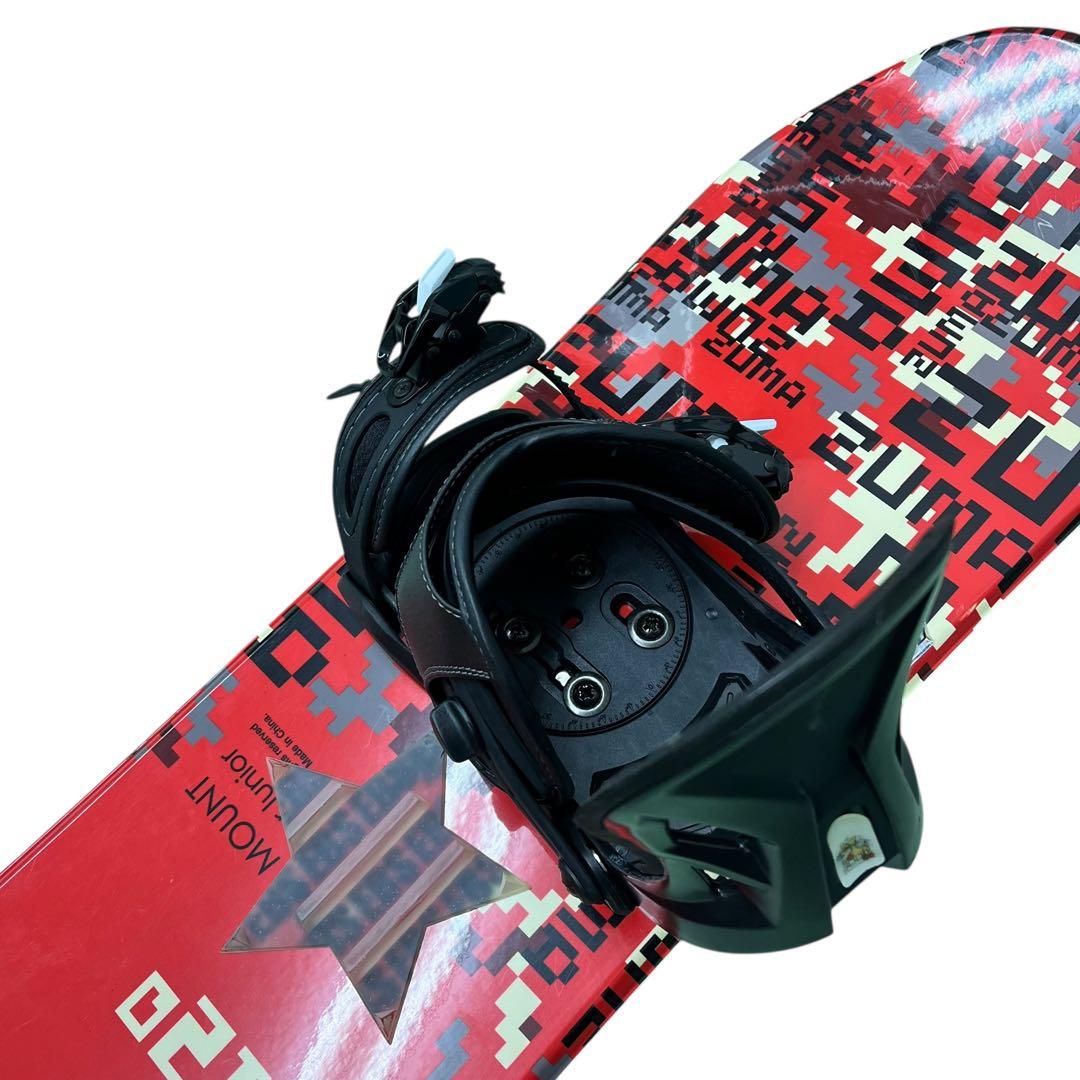 ZUMA キッズ スノーボード 120cm バイン ブーツ 3点セット