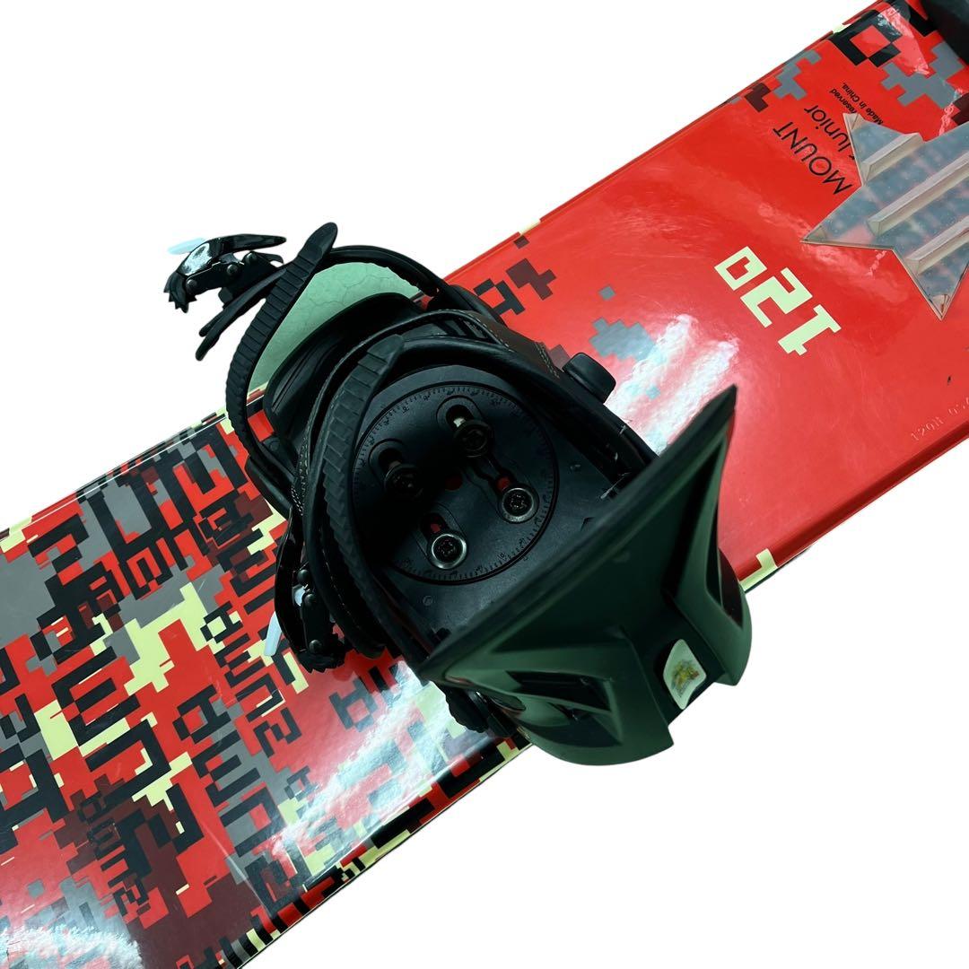 ZUMA キッズ スノーボード 120cm バイン ブーツ 3点セット