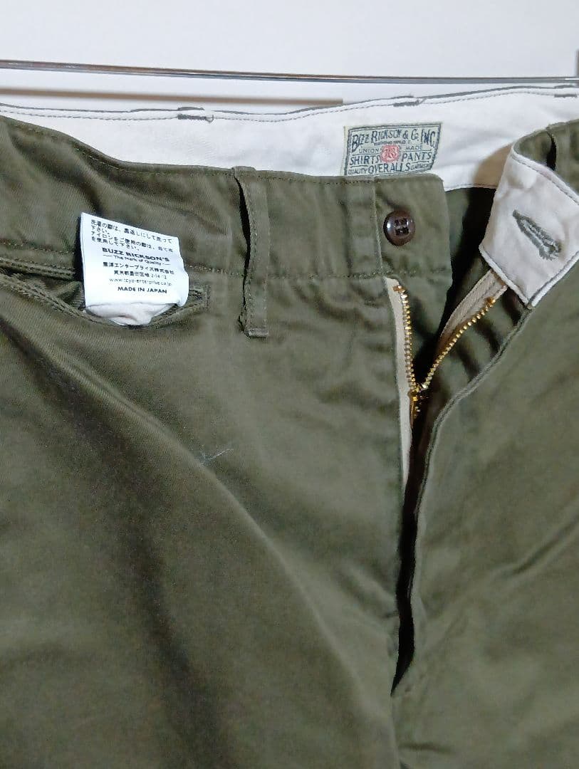 usarmy chinotrousers w36 buzzrickson 軍チノ