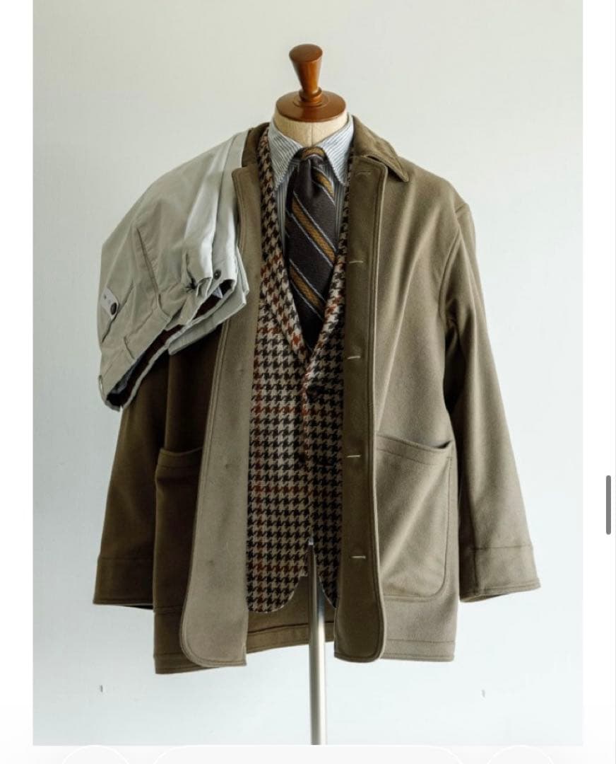 Jeanik ウールカシミヤ カバーオール