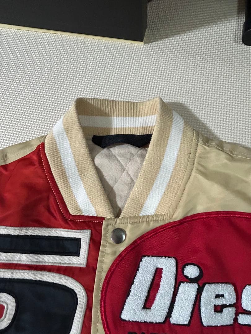 本日限定値下げ美品DIESEL スタジャン　L 希少 ディーゼル