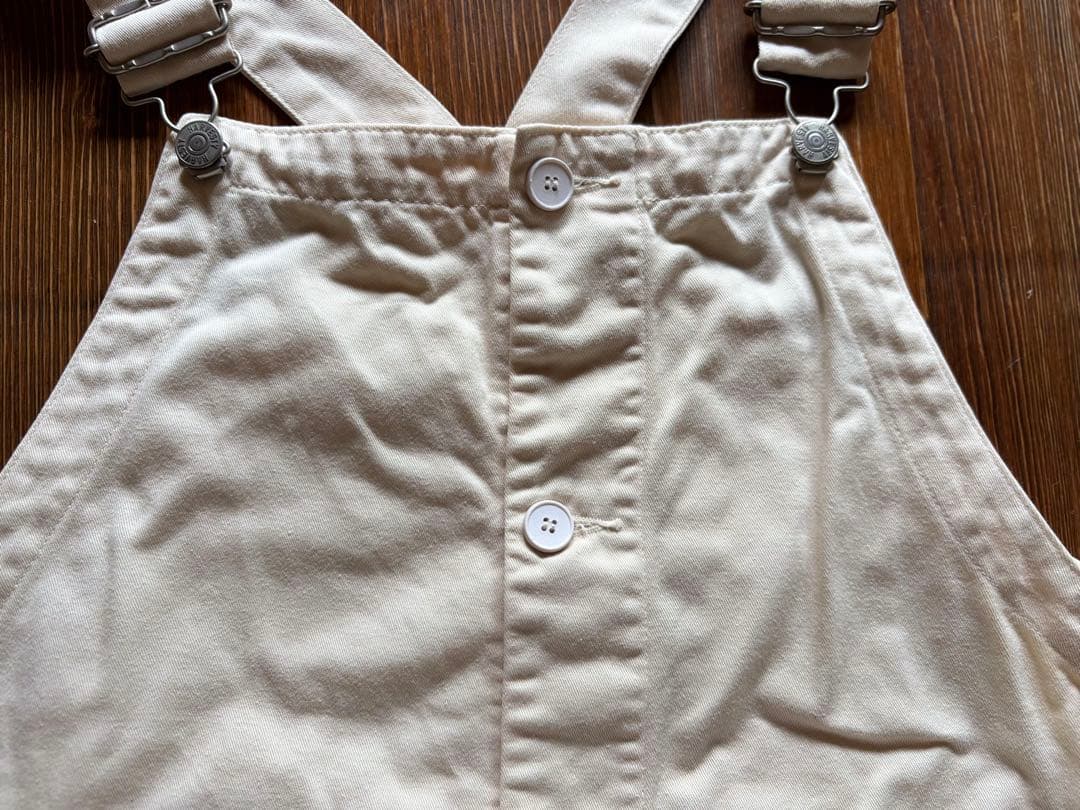 HARVESTY コットンチノクロスサロペット　オーバオール　サイズ1