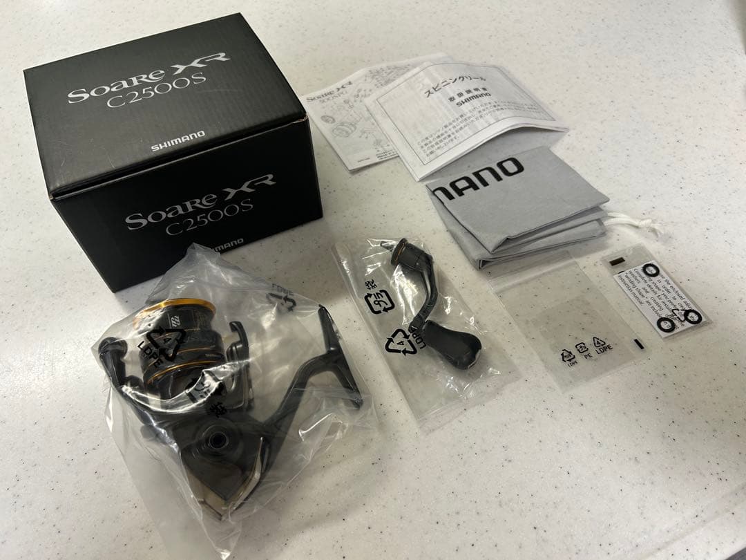 シマノ ソアレXR C2500S スピニングリール ②　2025年購入