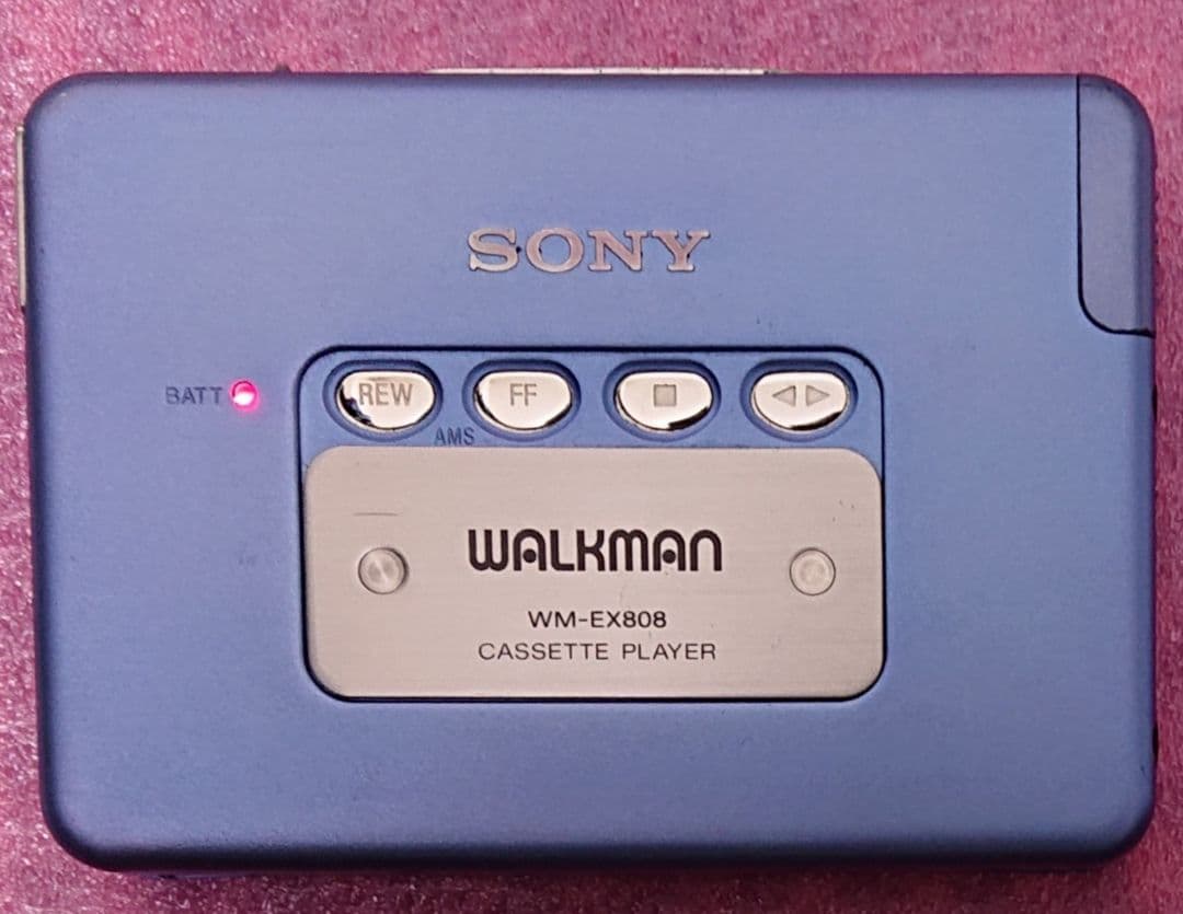 美品 SONY WM-EX808 カセットプレーヤー 動作品 ゴムベルト交換済み