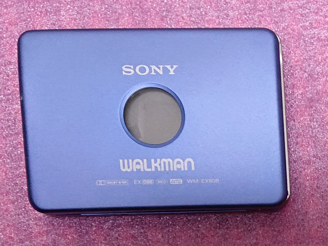 美品 SONY WM-EX808 カセットプレーヤー 動作品 ゴムベルト交換済み