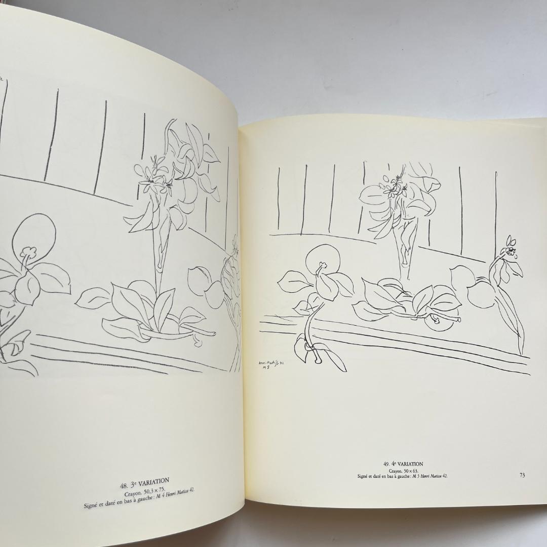 Matisse マティス Fleurs, Feuillages, Dessins