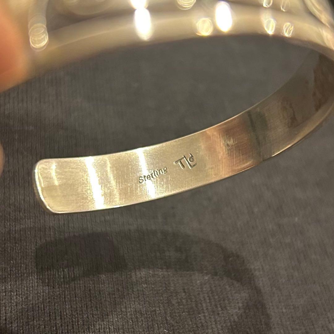 HOPI/ホピ族 Trinidad Lucas作 オーバーレイ バングル